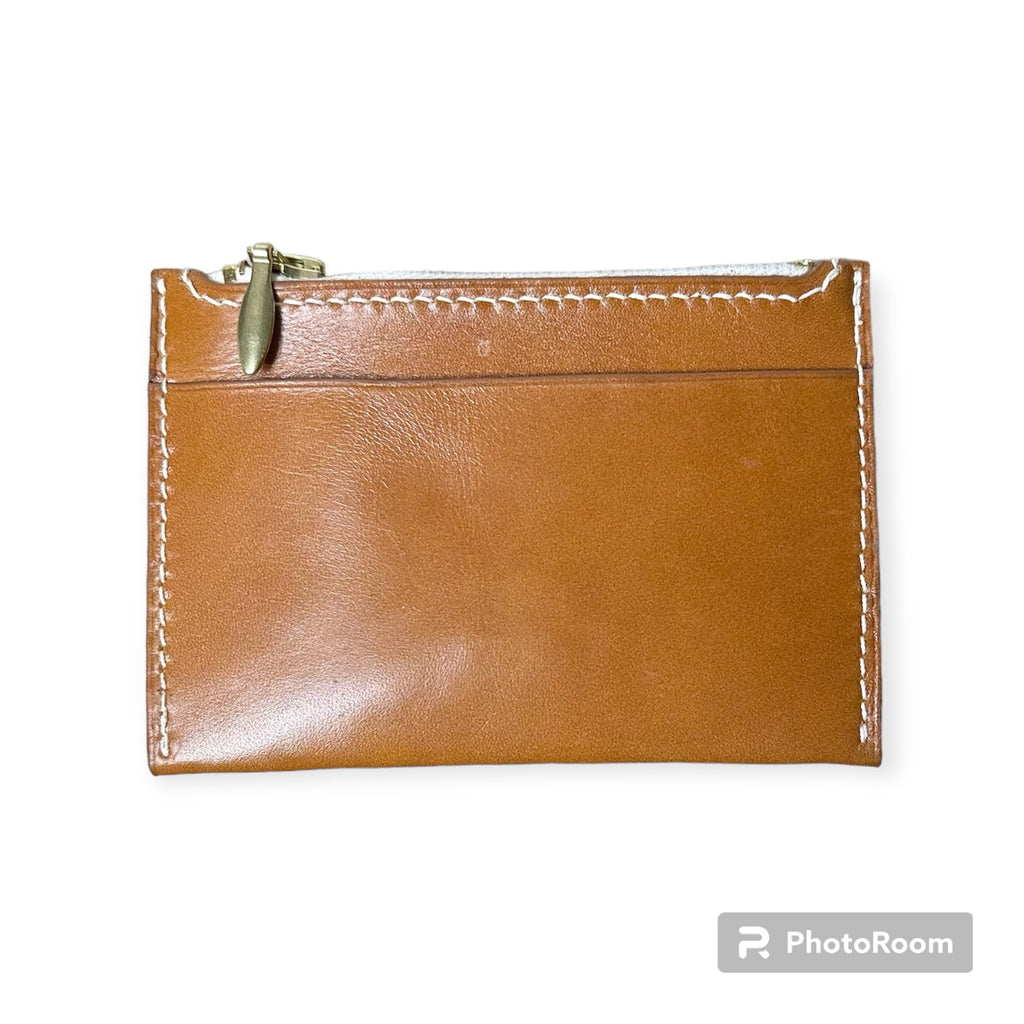 Wallet cognac verso